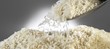 Rice with a scoop