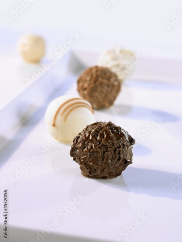 Photo: Assorted chocolate truffles Assorted chocolate truffles