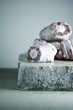 Raw Oxtail Pieces on Stone