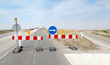 Photo: Road construction, roadwork and signs Road construction, roadwork and signs