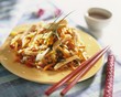 Chicken with vegetables and rice