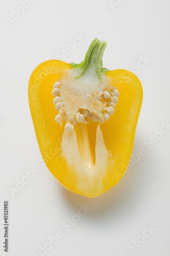 Photo: Half a yellow pepper Half a yellow pepper