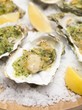 Oysters au gratin