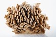 Bundles of Wooden Chopsticks