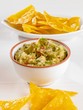 Bowl of Guacamole with Chips