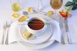 Tomato soup with toast
