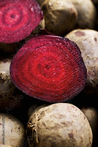 Photo: Beetroot, whole and half Beetroot, whole and half