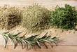 Still life with dried herbs