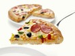 Salami pizza