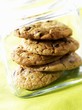 Peanut Butter Chocolate Chip Cookies in a Glass Jar