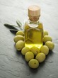 Olive oil and olives