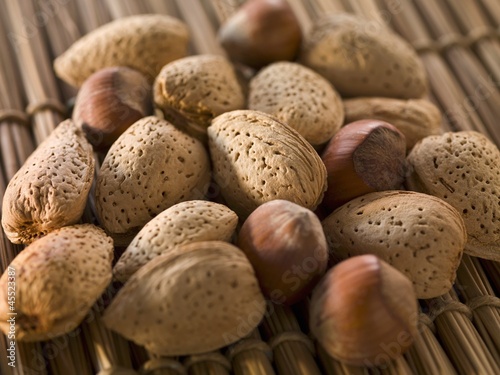 Photo: Whole Almonds and Chestnuts Whole Almonds and Chestnuts