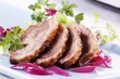 Foto: Roast goose with red onions Roast goose with red onions