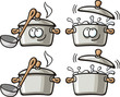 cute foods - soup pan