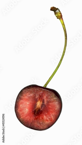 Photo: Half a cherry Half a cherry
