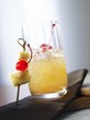 'Mabuhay Bagiba' (cocktail with rum and pineapple juice)