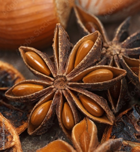 Photo: Star anise (close-up) Star anise (close-up)