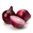 Red sliced onion