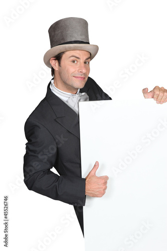 Photo: Man with hat Man with hat