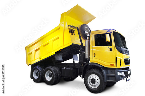Photo: Yellow Dump Truck Yellow Dump Truck