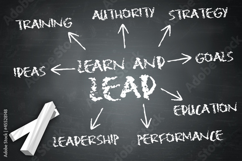 Illustration: Blackboard "Learn And Lead" Blackboard "Learn And Lead"