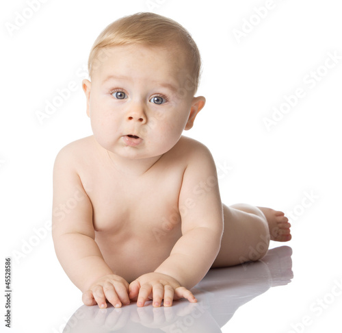 Photo: baby boy isolated baby boy isolated