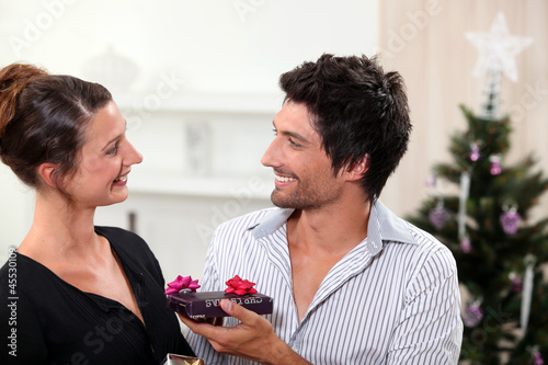 Photo: Couple at Christmas Couple at Christmas