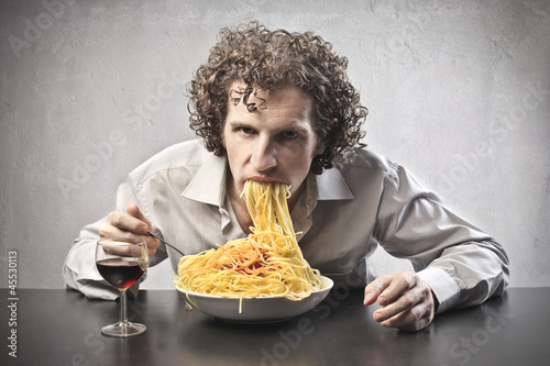 Photo: Gorging of Spaghetti Gorging of Spaghetti