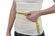 Woman Measuring Her Waist