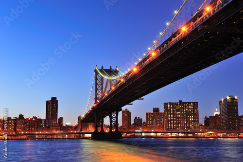 Photo: New York City Manhattan Bridge New York City Manhattan Bridge