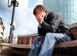 sad young man