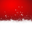 Roter Hintergrund, Schneeflocken, Eiskristall, Schnee, Eis, 2D
