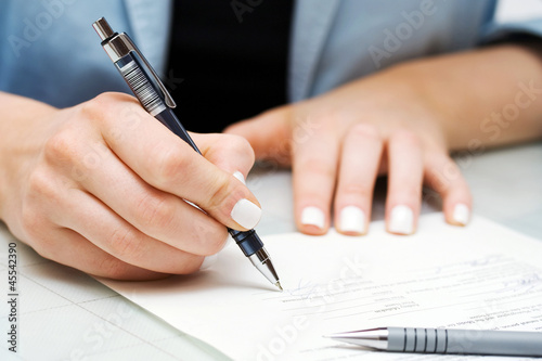 Photo: Signing contract Signing contract