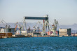 Gantry Crane in Shipyard of Gdynia, Poland.
