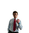 Businessman ready to fight