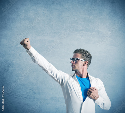 Photo: Businessman super hero Businessman super hero