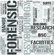 Forensic Psychology Word Cloud Concept