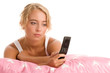 Woman with mobile phone
