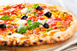 pizza with vegetables