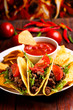 plate with taco