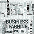 Leadership and Management Word Cloud Concept
