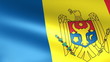 Moldova Flag Waving
