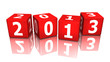 würfel rot cube red 2013 3D