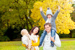herbst zeit familie freude