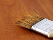 Foto: brush on wood brush on wood