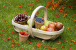 trug of summer fruit