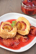Zwetschgenknödel mit Kompott