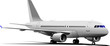 Airplane. Vector illustration