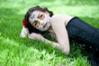 woman in day of the dead
