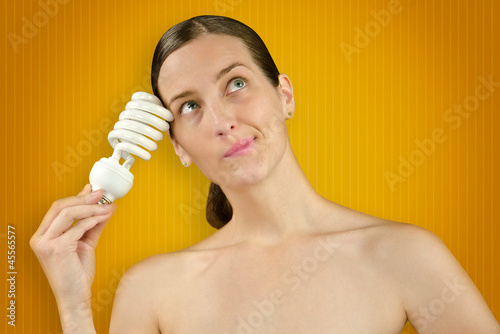 Photo: lighting girl lighting girl